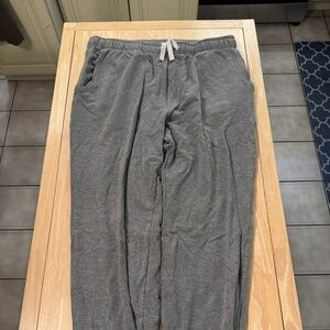Freefly Men's Bamboo Heritage Fleece Jogger Large - Heather Graphite